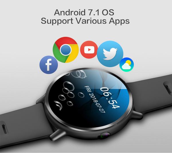 Sleep Monitoring Bluetooth 2G 3G 4G Smart Phone Watch