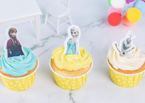 Quality Rice Wafer Card Edible Wedding Cake Decorations Personalized Frozen Cartoon Characters wholesale