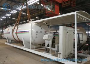 Quality 20M3 Liquid Petro LPG Tank Trailer , Small LPG Skid LPG Gate For Industrial wholesale