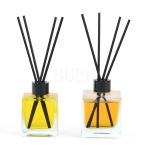 Anozied Gold Cap Glass Aroma Diffuser Bottle Square Screw neck