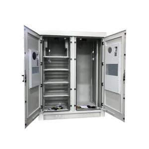 Quality Double Door Telecommunication Cabinet , Outdoor 19 Rack Cabinet wholesale