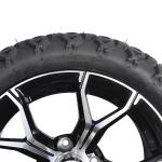 Machined 14 Inch Golf Cart Wheels And Tires 22x10 Rubber Material