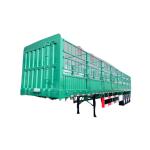 4 Axle Load 40 Tons Shipping Fence Semi Trailer Mechanical Suspension