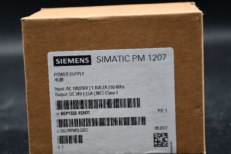 Siemens SIMATIC S7-1200 Switch Mode DIN Rail Power Supply 85 → 132V ac Input, 24V dc Output, 2.5A 60W