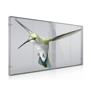 Quality P7.9 10.4Q10T Transparent LED Display Glass Window Wall Screen Wan wholesale