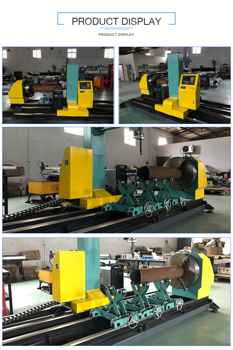 3KW Cold Saw Pipe Cutting Machine CNC Plasma Tube Cutter 300A