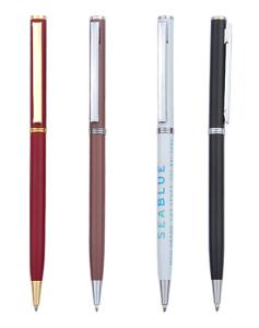 Quality low price metal hotel pen with logo printing for advertising use wholesale