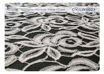Elastic Cotton Nylon Lace Fabric For Underdress 30% Nylon + 70% Cotton CY-LW0023