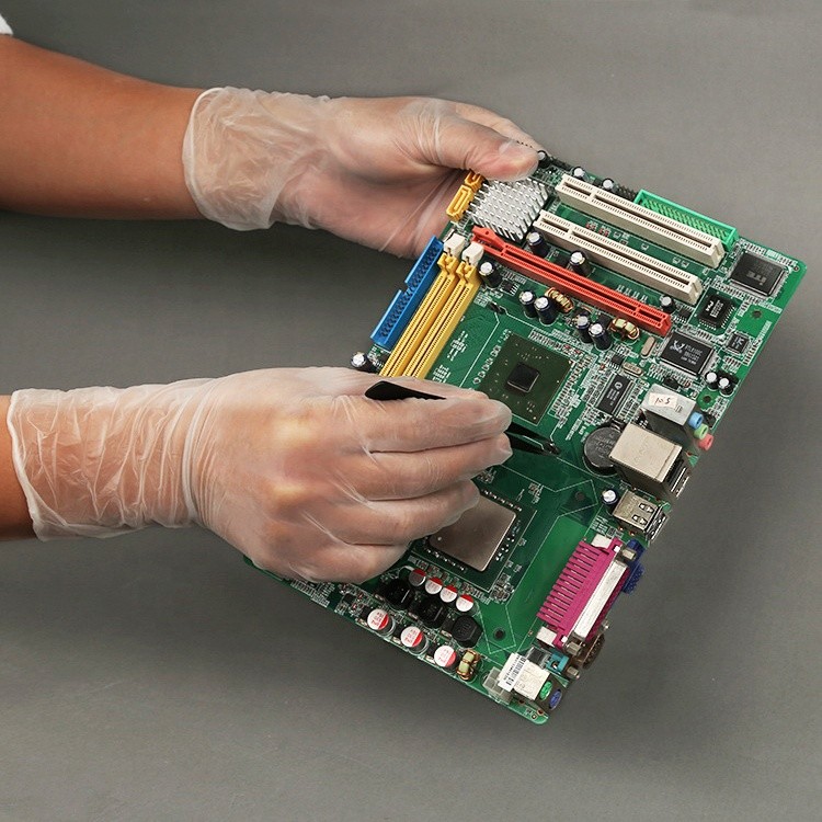 Transparent Vinyl Safety 4.7 Gram 12 Inch Disposable PVC Gloves