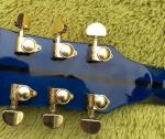2018 Chibson G200 acoustic guitar transparent blue GB G200 electric acoustic