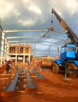 Prefab Agricultural Steel Buildings Warehouse / Pre Engineered Metal Buildings