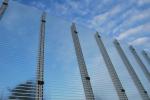 Highway Fence Safety Glass Panel , PVB Laminated Safety Glass