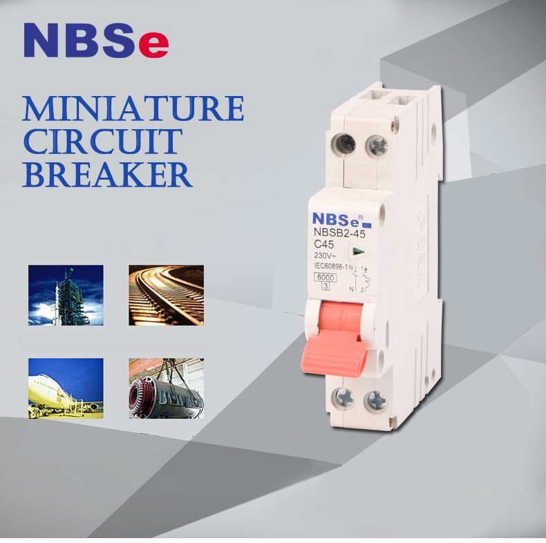 1P+N PA66 MCB Switchgear Circuit Breaker For House Building