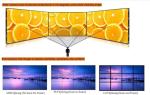 1.7mm Bezel Width Outdoor Advertising LCD Video Wall 1920*1080 9 Screen Tv Wall