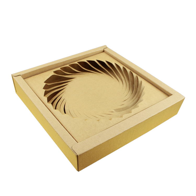 OEM Corrugated Paper Packaging Box FSC ISO9001 Foldable Gift Tea Box