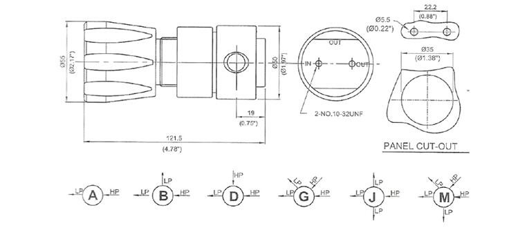 china products 1/4NPT 200bar air compressor regulator in ss/brass