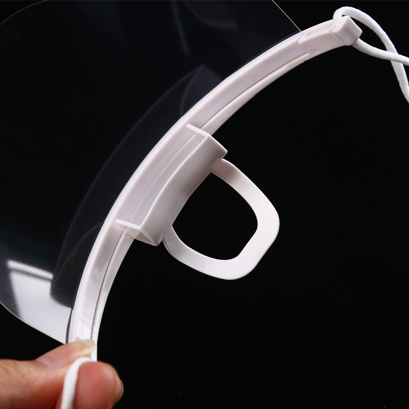 Earloop Style Transparent Plastic Face Cover For Chef