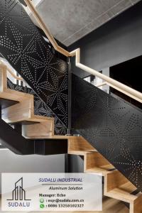 Quality Customized Metal Railing Panel for Staircase Aluminum Carved Screen wholesale