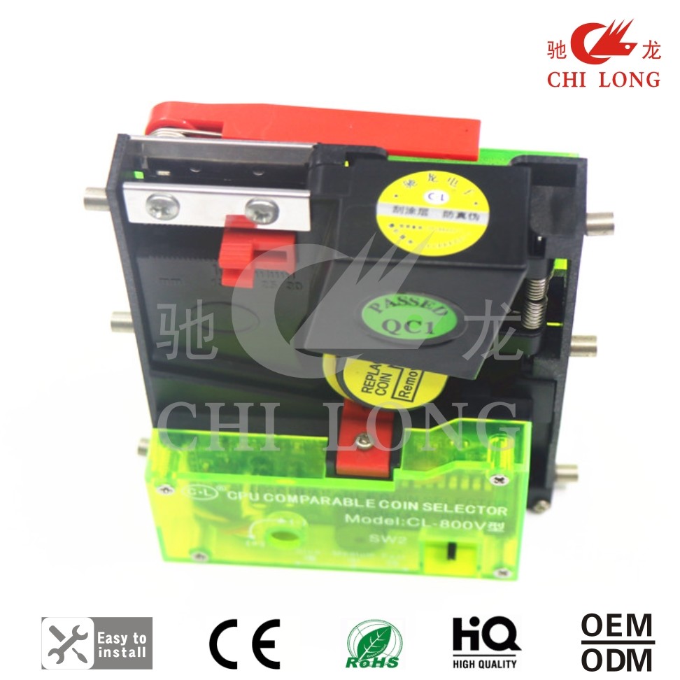 Premium Programmable Coin Acceptor / Arcade Machine Coin Mechanism Low Noise