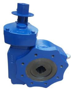 Quality Compact Gate Valve Quarter Turn Gearbox Gray Iron Nodular Material wholesale