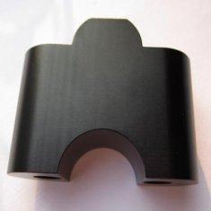 Handlebar riser made from aluminum anodized, CNC Motorcycle Parts