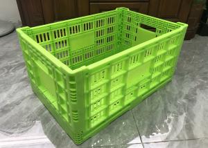 Quality Heavy Duty Plastic Folding Vegetable Crates 600*400*300mm wholesale