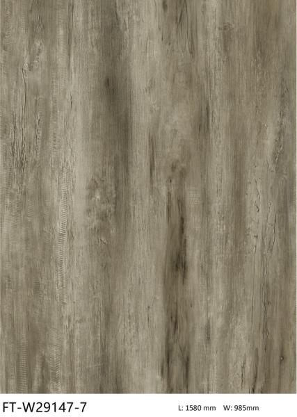 GKBM FT-W29147-7 Anti Slip Fireproof Vinyl SPC Flooring Jump Color Wood Grain