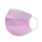 Pink Medical Dust Mask / Earloop Procedure Masks Light Weight Size 53 * 38 *