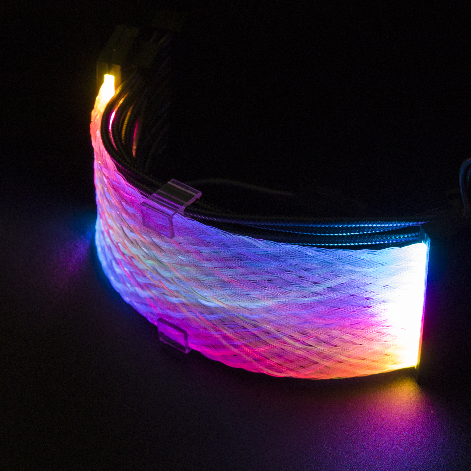 RGB cable Gaming PC double-headed light-emitting board 12pin turn three 8pin Sync 5V3PIN RGB cable