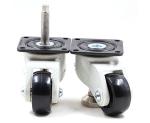 Nylon 800kg Light Duty Casters 55mm Swivel Impact Resistance