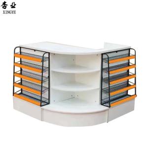 Quality Retail Supermarket Checkout Counter Cashier Register Table Customoized wholesale