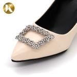 Environmentally Friendly Rhinestone Shoe Clips For Bags / Clothes