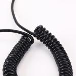 OEM High Flexible Coiling Cables Spiral Spring Wire Harness Automatic Cable