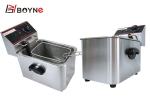 Fried Food 4L Stainless Steel Fryer Restaurant Furnace easy cleaning