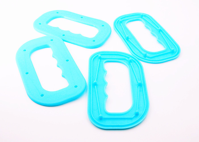 Snap Seal Plastic Shopping Bag Handles , Custom Color Merchandise Bags Carry Handle
