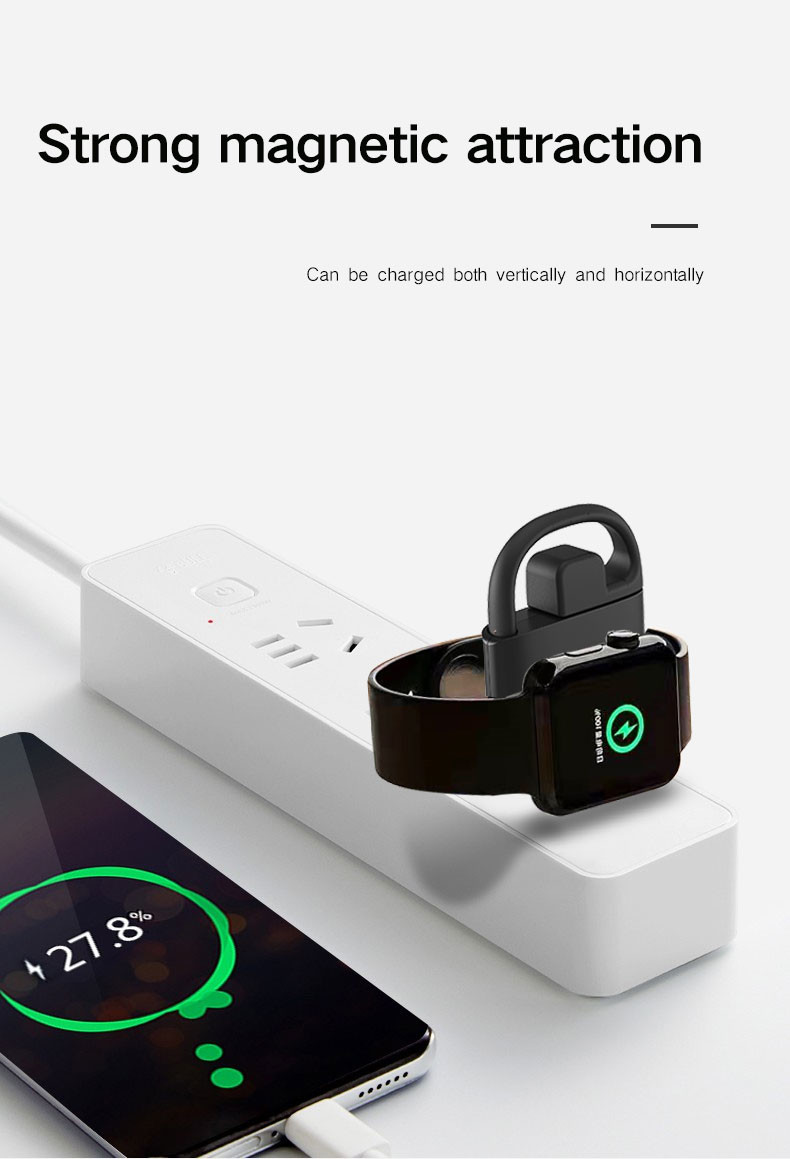 Apple Watch Wireless Magnetic Charger Lightweight 0.8 Ounces White Color 5V Input