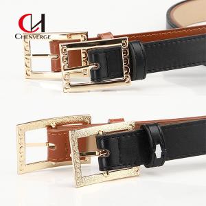 Quality Cowhide Leather Waist Belt Ornament Zinc Alloy Multi Color Casual Suit Wind Decoration wholesale