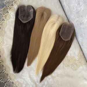 Quality Straight Human Hair Prosthesis 613 Toned Blonde Wig Lace Front Topper For White Women wholesale