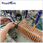 PVC Spiral Reinforced Suction Hose Pipe Manufacturing Process Extrusion Making