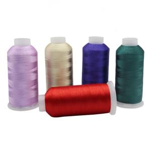 Quality 120g Net Weight 120D/2 High Strength Color Fastness Polyester Embroidery Thread for Spot wholesale