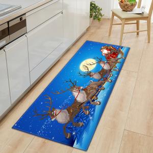 Quality Christmas Deer Waterproof Kitchen Runner Long Strip Anti Fatigue Floor Mat wholesale
