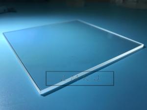 Quality 116x116mm Square Sapphire Optical Windows , Sapphire Crystal Glass 8mm Thickness wholesale