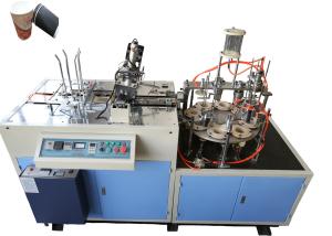 Quality Disposable Paper Coffee Cup Sleeves Machine , Corrugated Sleeve Making Machine wholesale