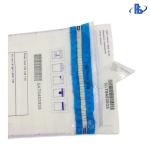 High Security Tamper Evident Bag , Tear Proof PE Bank Coin Bags
