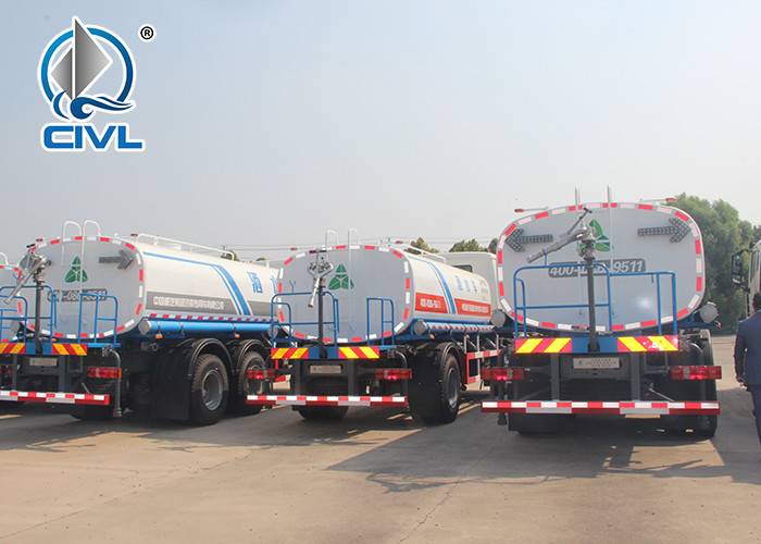 Sinotruck 4CBM Water Tank Truck Sprinkler Truck 95HP Engine Injection Range 45M