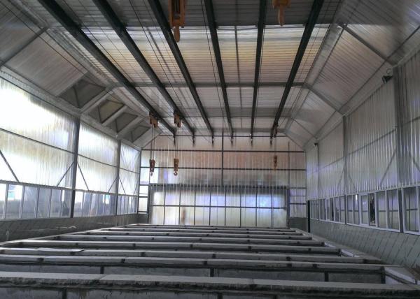 Pickling Specialized Hot Dip Galvanizing Plant Monorail Crane For Enclosed Pre -