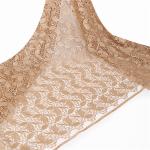 F50252 51-52" width customizable embroidery african cord lace fabric 5 yard for