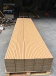 Waterproof Wood Grain Hollow Wood Plastic Composite Decking