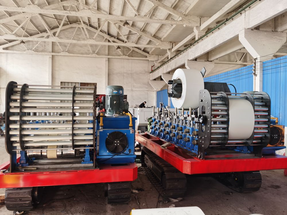 7.5kw Seamless Gutter Machine Fascia Roll Forming Machine 6 Inch