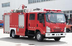 Quality 800Gallons ISUZU Water Tanker Small Fire Truck with Double Row Cabin wholesale
